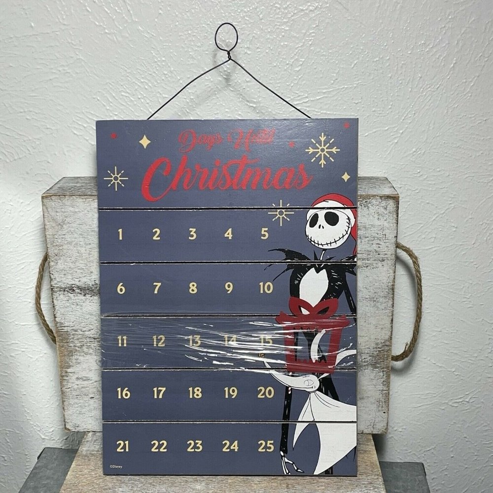 The Nightmare Before Christmas | Jack Zero | Wooden Advent Calendar